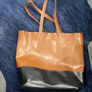 Sorial Black and Tan tote bag
